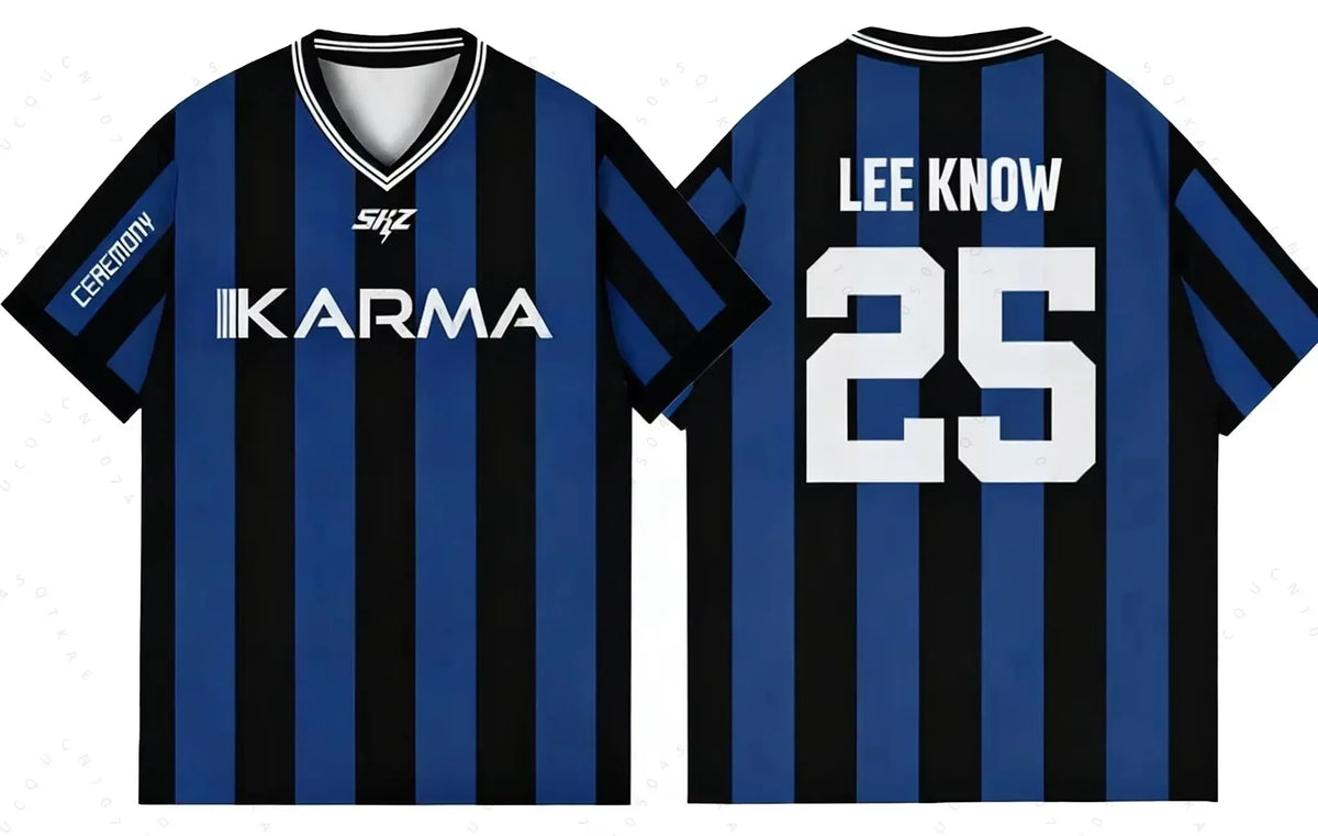 Kpop Stay Karma album T-shirt by HSF Marketplace, oversized streetwear design for fans
