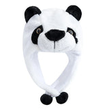 Women's plush 3D animal-style winter hat, funny mischievous couple cap with decorative design