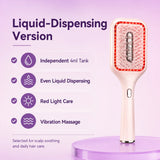 Electric Massager Brush Red Light Vibration Hair Massage Comb Air Cushion Portable Head Care Tool Relaxing Hair Care Device