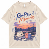 Vintage Korean aesthetic graphic T-shirt for men and women, K-culture merch by HSF Marketplace