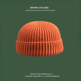 Women's warm knitted melon hat winter beanie in soft textured fabric