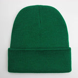 Unisex soft knitted winter beanie hat in a versatile design, available in 24 colors