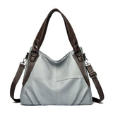 Genuine Soft Leather Handbags for Women Vintage Shoulder Tote Bag Luxury Designer Ladies Large Capacity Purse Bags Sac A Main