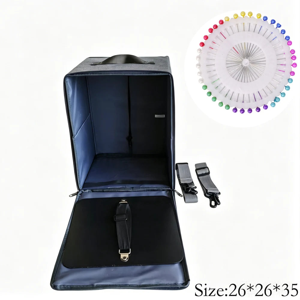 Dust-proof wig display box for safe hair storage and travel, HSF Marketplace hair styling tool