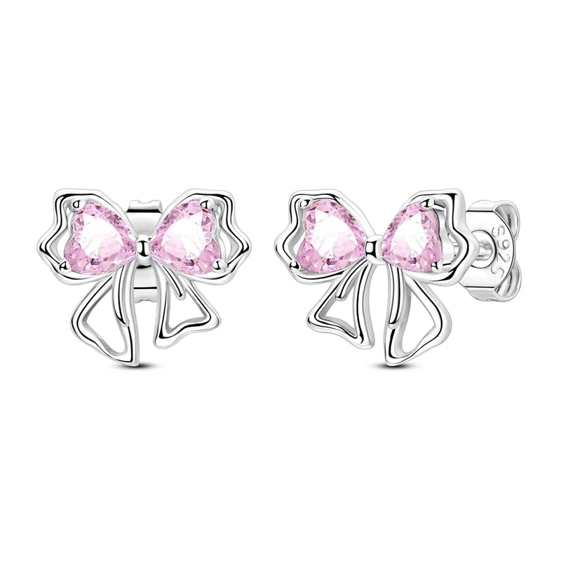 Hypoallergenic CZ zircon hoop earrings in 925 sterling silver by HSF Marketplace