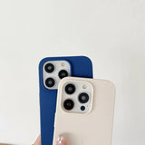 Luxury candy color ultra-thin silicone case for iPhone 16 to 11 by HSF Marketplace