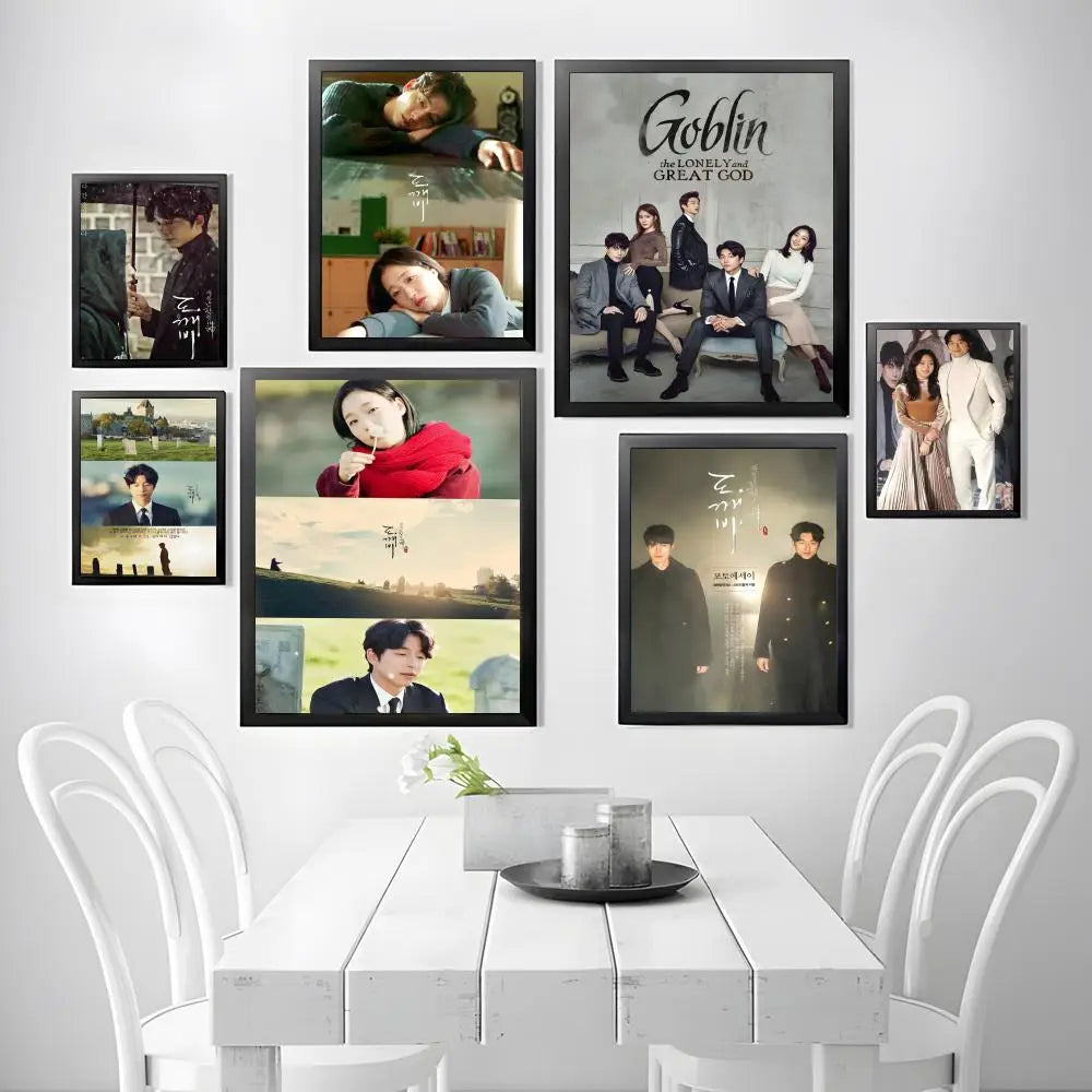 Korean drama Goblin poster canvas art, K-culture wall decor by HSF Marketplace
