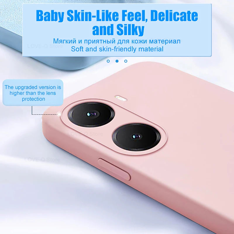 Poco X7 X8 Pro Max liquid silicone shockproof phone case in a sleek protective cover design