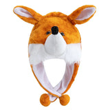 Women's HSF Marketplace plush 3D animal-style winter hat with playful decorative couple cap design