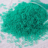 1000/2000Pcs Colorful Small Disposable Hair Bands Scrunchie Girls Elastic Rubber Band Ponytail Holder Hair Accessories Hair Ties
