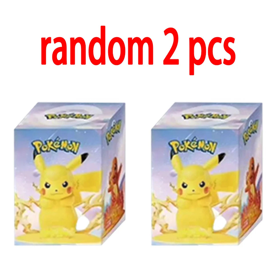 Pokémon Pikachu action doll blind box collectible figure, one of 12 patterns, desktop decoration toy