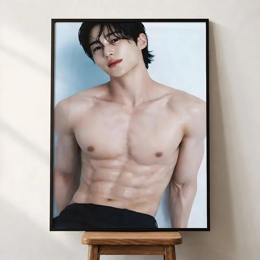 Byeon Woo Seok K-drama poster for aesthetic wall decor, K-culture merch by HSF Marketplace