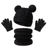 Children's thermal knit fleece winter set with hat, scarf, and gloves by HSF Marketplace