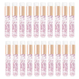 20-piece crystal eyelash cleaning brush set for false eyelashes, eyelash extension care, and makeup removal tools.