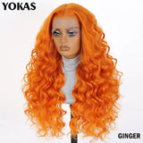 30 Inch Synthetic And Blend Lace Wigs For Women Body Wave Women Wigs 13x6 HD Lace Frontal Wigs With Baby Hair For African Female