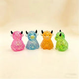 Cute Highland Cow Squeeze Toys Maltose Squishy Glitter Soft Animal Slow Rising Anti Stress Relieve Anxiety Sensory Fidget Toy