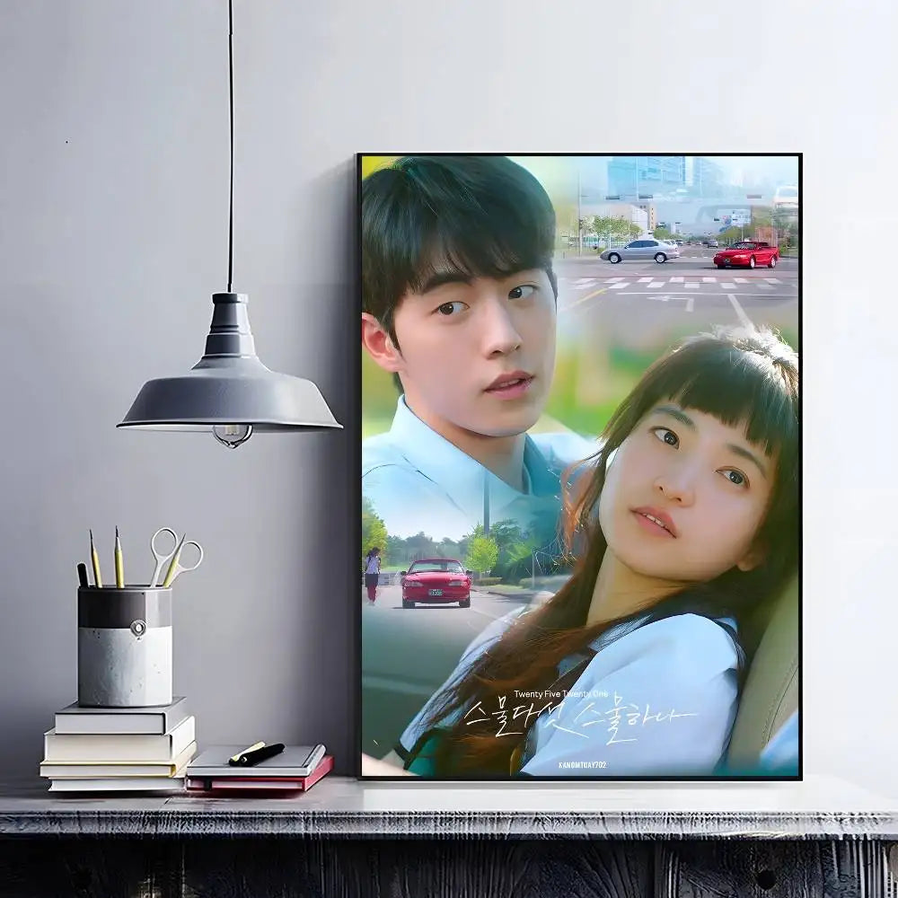 Twenty Five Twenty One Korean anime poster for home decor, featuring T-themed artwork.