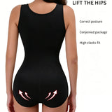 Women’s full body shaper corset cincher, tummy control waist trainer bodysuit by HSF Marketplace