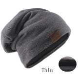 Women's autumn knitted solid-color bonnet beanie hat, soft casual turban style for men and women