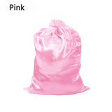 1/5pcs Satin Bags for Packaging Hair Extensions, Bundles, Wigs Soft Silk Pouches With Drawstring for Hair Tools Storage Bags