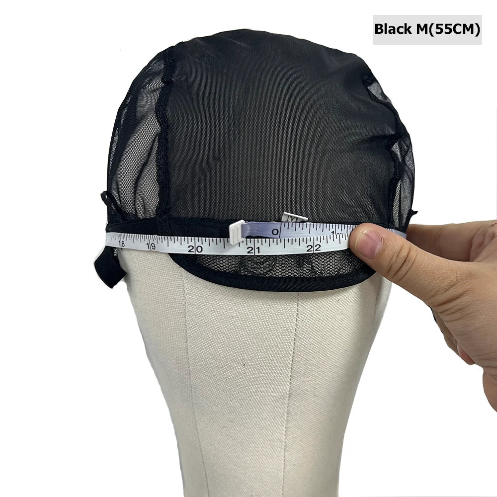 Lace Front Wig Cap For Making Wigs Adjustable Strap Net Weaving Cap to Make 1Pc Wig Include Custom Wig Cap Processing Service