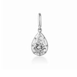 Women's geometric zircon pendant necklace by HSF, elegant jewelry for daily wear