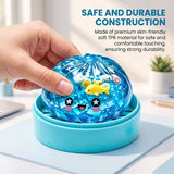 Ocean Halloween Ghost DumplingsToy Soft Slow Resilience Squishy Toy Fidget with Steamer Steamed Stuffed Bun Squishy Pinch Le