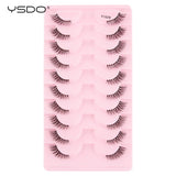 Natural half false eyelashes, 5 or 10 pairs, by HSF Marketplace