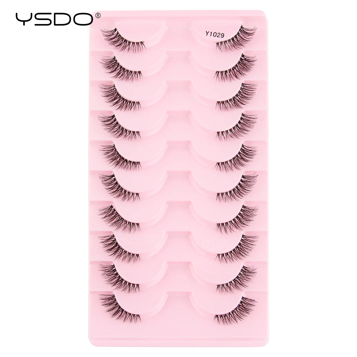 Natural half false eyelashes, 5 or 10 pairs, by HSF Marketplace
