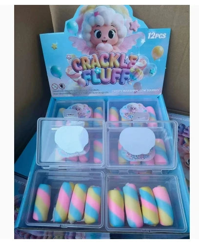 2026 Hot Selling Crispy Donut Squishy Toy, Macaron Cat Paw Chocolate Crunchy Stress Relief Vent Fidget Toy