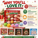 Christmas fidget squishy dumpling advent calendar by HSF Marketplace, 9-day blind box sensory toy set