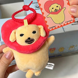Nudaeng Weekly Life plush puppy keychain blind box anime pendant collectible by HSF Marketplace