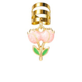 Stars tulip alloy hair jewelry for stylish braid accessories by HSF Marketplace