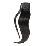 MRS HAIR #60 blonde human hair clip-in ponytail, 12–22 inch high ponytail extension