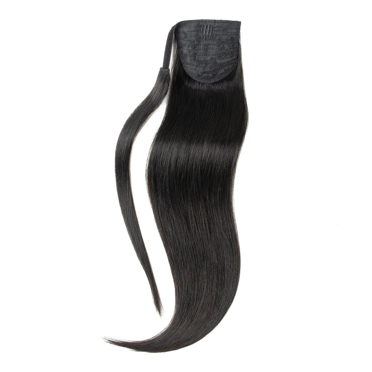 MRS HAIR #60 blonde human hair clip-in ponytail, 12–22 inch high ponytail extension