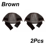 Female Headband Wig Cap Hd Lace Wig Cap For Wig Making U Part Wig Caps With Adjustable Velvet Wig Grip To Wear Wig Nude Hair Net