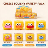 Cute cheese block squishy sensory toy for stress relief and fun, HSF Marketplace brand