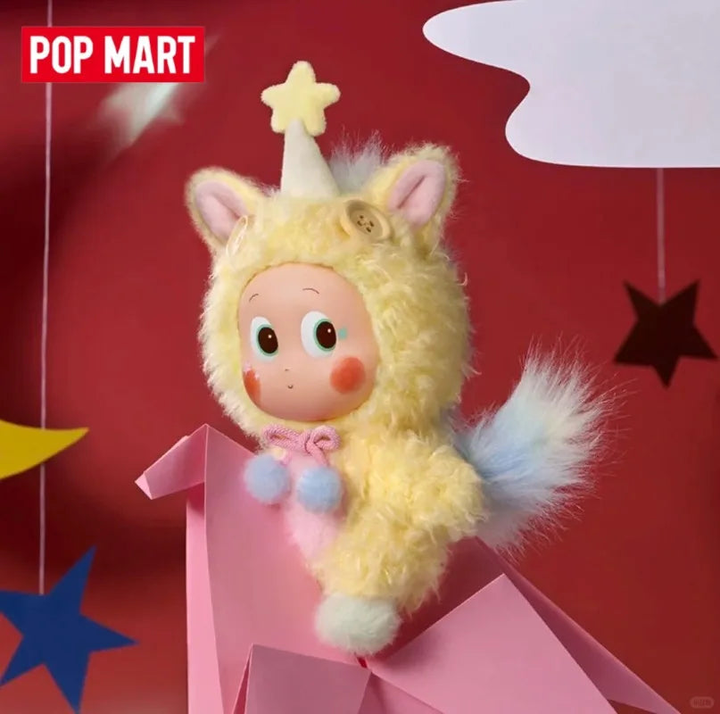 Genuine POP MART Have A Good Run Series blind box vinyl plush pendant collectible figure ornament