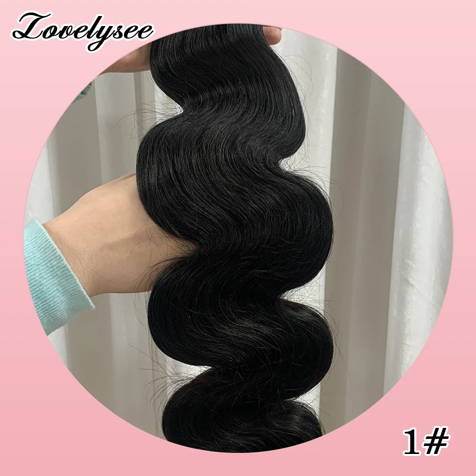 Brazilian human hair body wave drawstring ponytail extension, wrap-around natural Remy hair in brown tones
