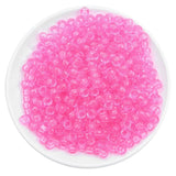 50Pcs 100Pcs Transparent 4mm Big Hole Dreadlock Beads for Jumbo Braids Dreadlock Resin Clear For Hair Accessories Styling Tool