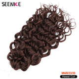 Ocean Wave Braiding Hair Extensions Crochet Braids Synthetic Hair Afro Curl Hawaii Ombre Curly Blonde Water Wave Braid For Women