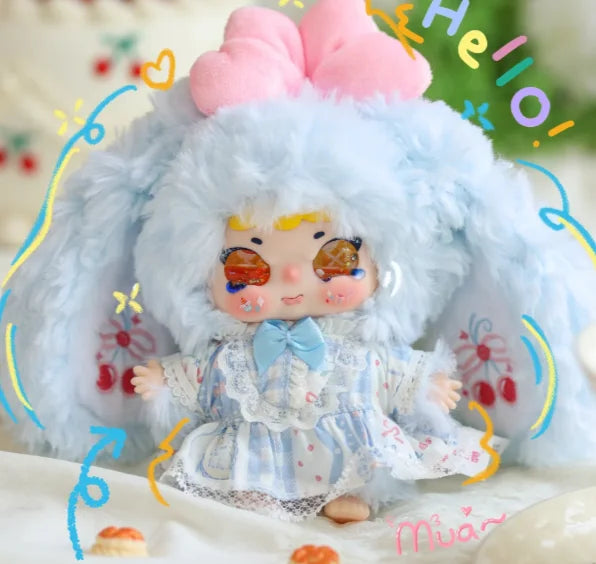JIIMO 80% Plush Blind Box Sweet Sleep Manor Princess plush keychain pendant collectible figure