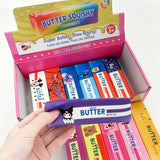 Blind Box 12PCS Butter Stick Squishy Toy Slow Rising Toy Butter Bar Brick Squishy Fidget Toy Anti Stress Release Hand Relax Gift