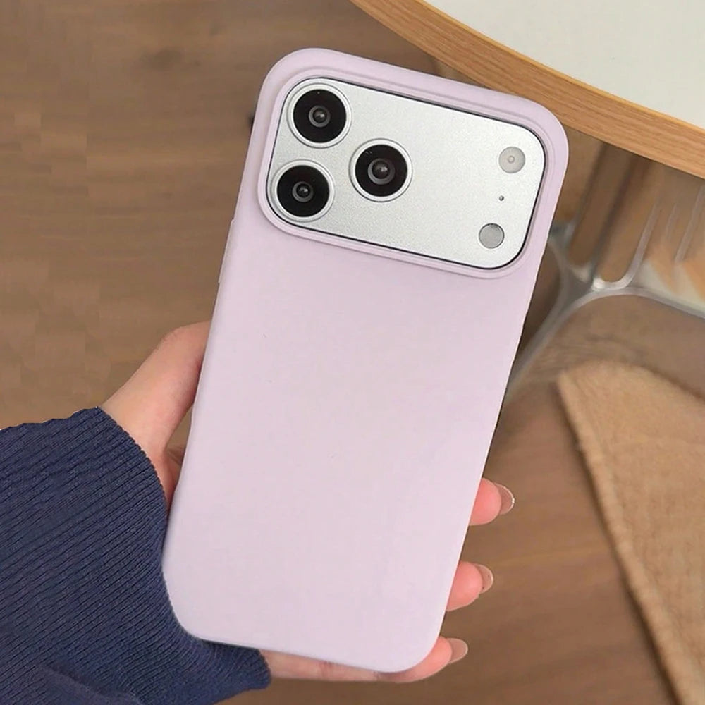 Pink minimalist soft phone case for iPhone 18 to 11 by HSF Marketplace