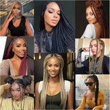 20Inch Synthetic 5PCS  Pre Stretched Braiding Ombre Hair Extension for Black Women Yaki Straight EZ Braid Hair Piece