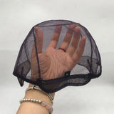 5-pack purple breathable mesh wig caps for wig making by HSF Marketplace