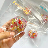 New Super Soft Squishy Balls Memory Gel Moldable Stress Relief Toy Crunchy Textured Fidget Toys Calming Toys