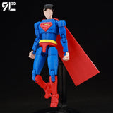 3D-printed Dummy13 Superman anime action figure with multi-jointed shapeshift design by HSF Marketplace