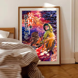 Japanese manga art poster featuring Maomao and Jinshi, canvas print from HSF Marketplace