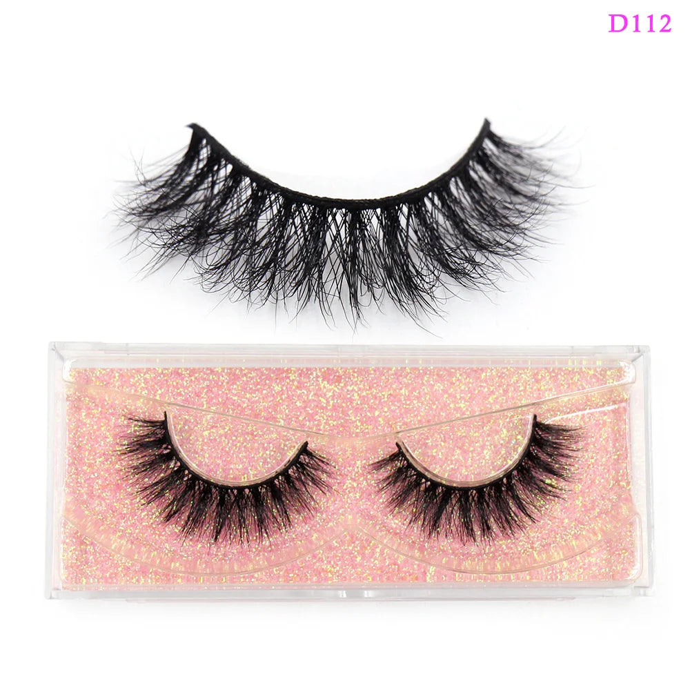 3D mink lashes for daily wear, soft reusable false eyelashes by HSF Marketplace
